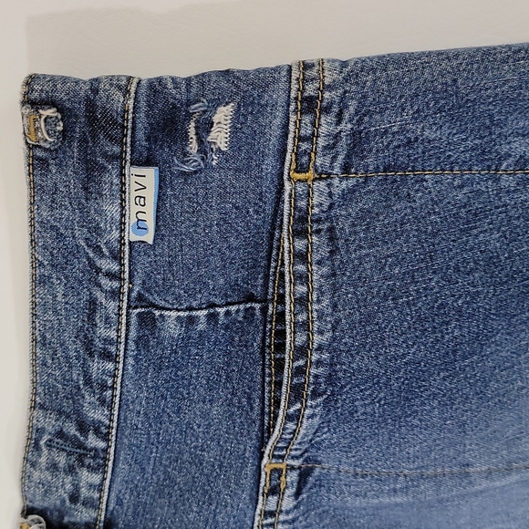 MAVI ♡ Sweet 'n Sexy 510 Michelle Split Flare Leg Distressed Denim Jeans 27/32 - Picture 14 of 17